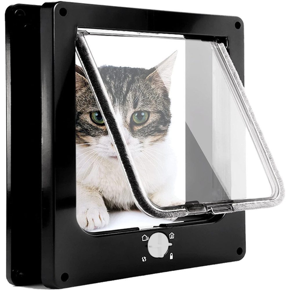 ZEUOPQ Haustierklappe Haustierklappe Katzenklappe Hundeklappe Katzentür, günstig online kaufen