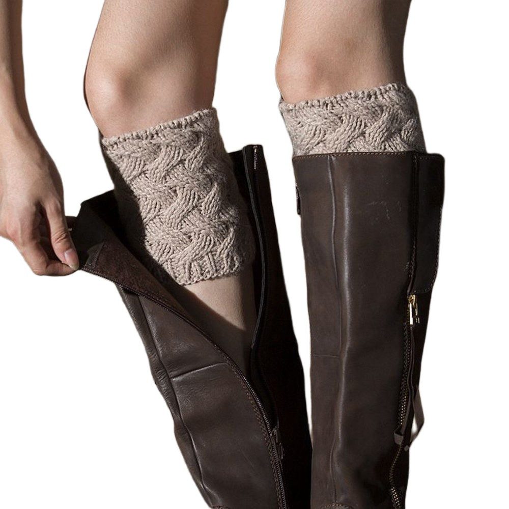 Stulpen Damen Bein Beinwärmer Legwarmers Strümpfe Produktbild-Vorschau 2