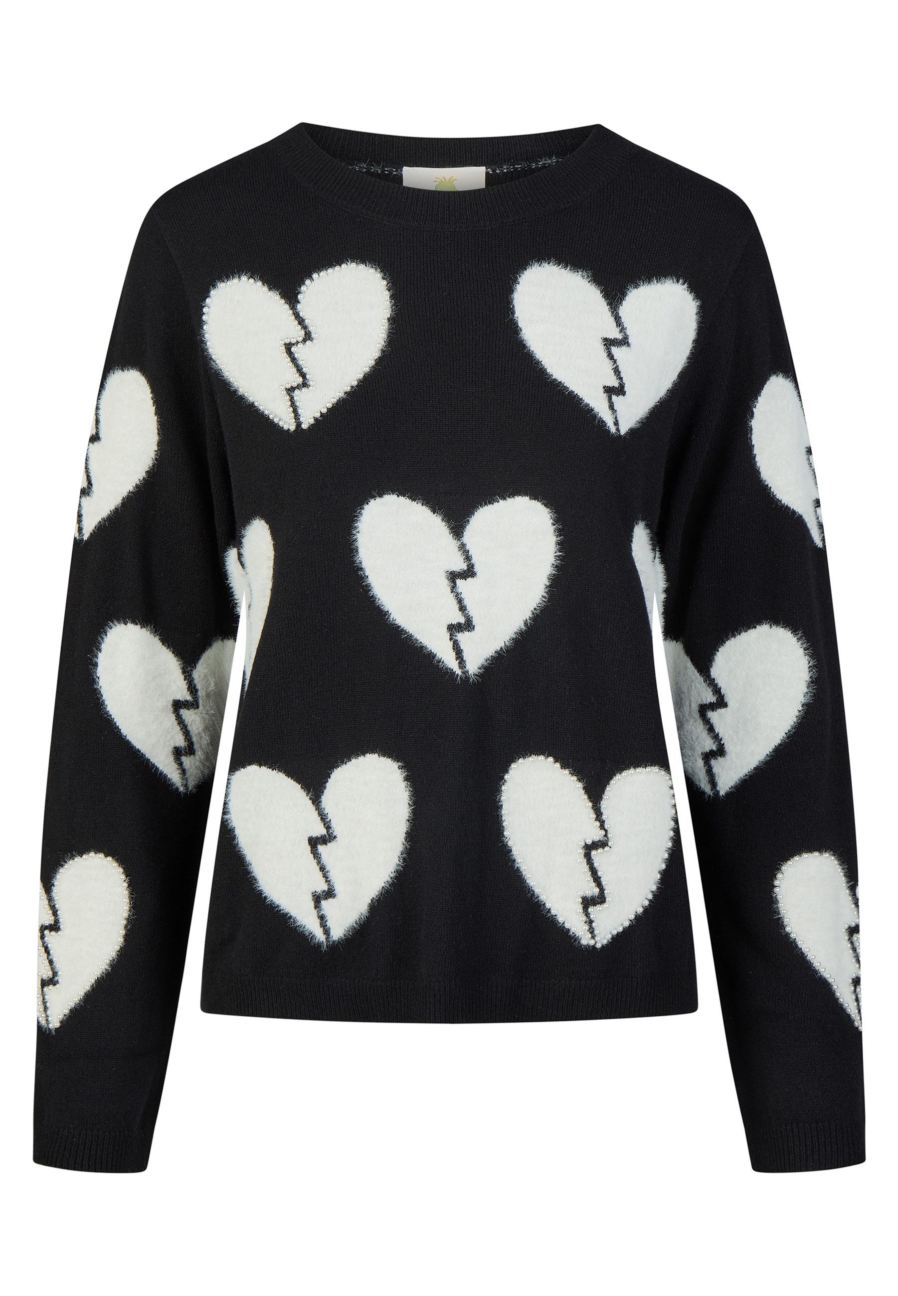 Princess goes Hollywood Strickpullover mit Schmuckperlen