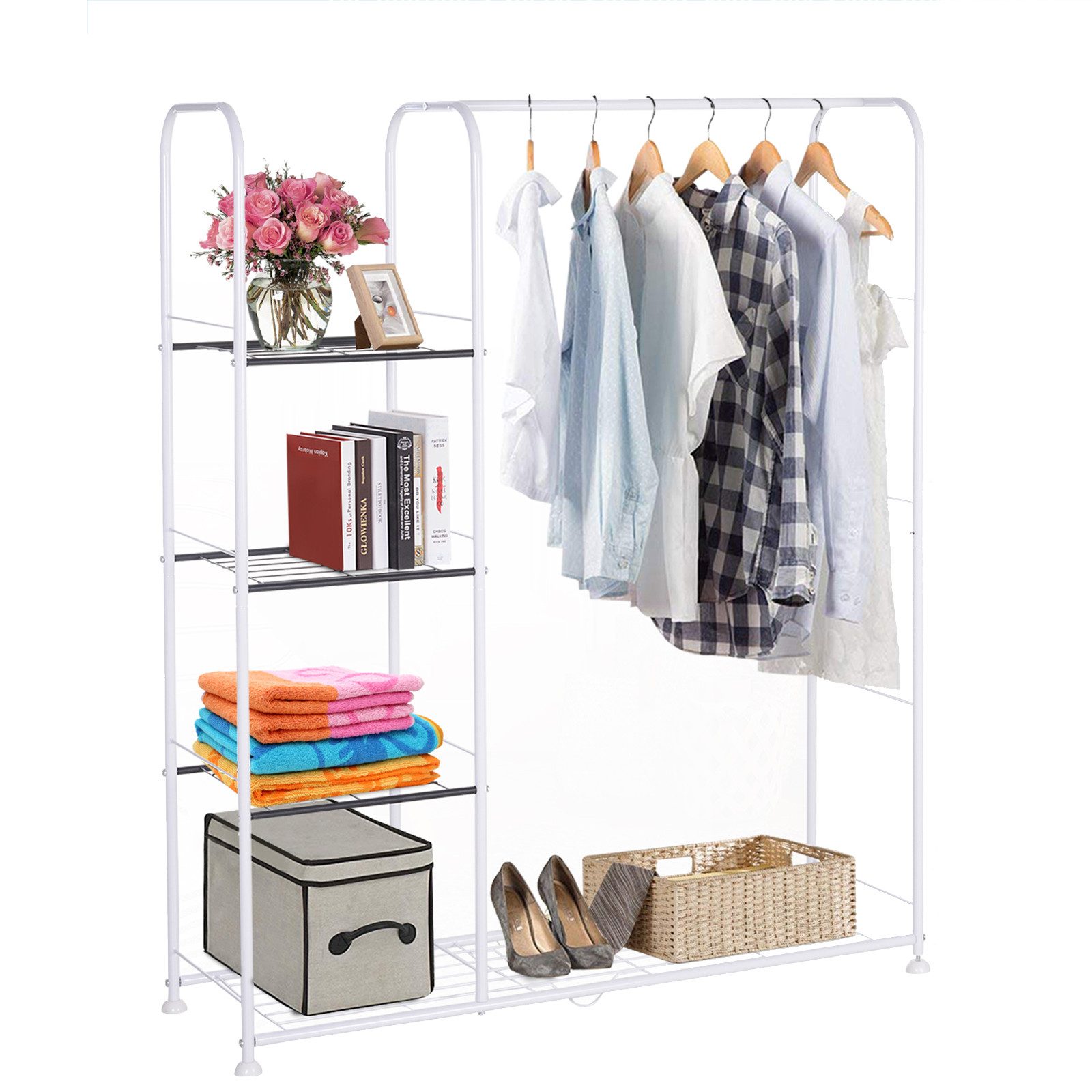 HOMCOM Garderobenständer Kleiderständer