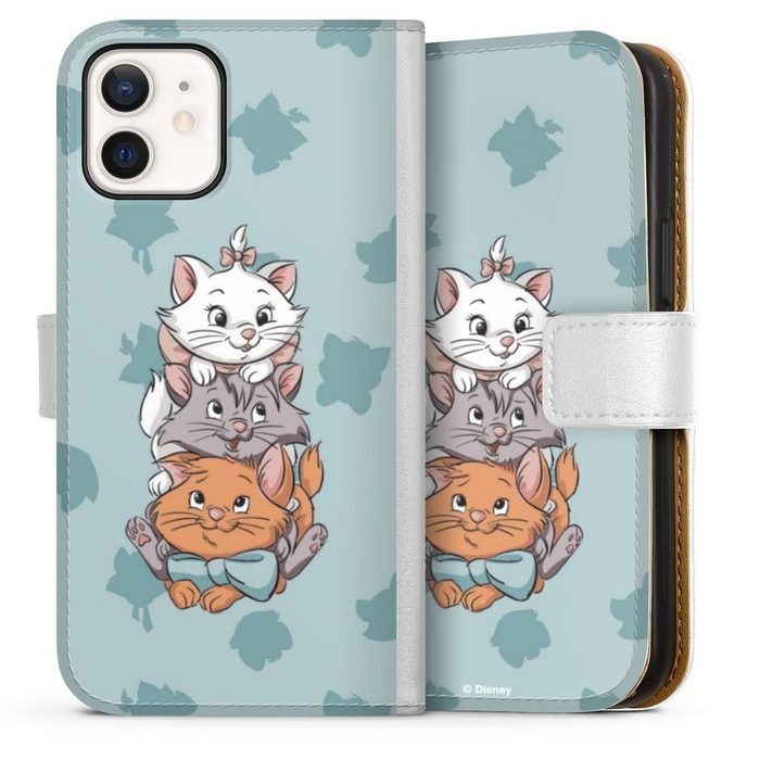 DeinDesign Handyhülle Disney Aristocats Katze Aristocats Triplets Apple iPhone 12 Hülle Handy Flip Case Wallet Cover Handytasche Leder