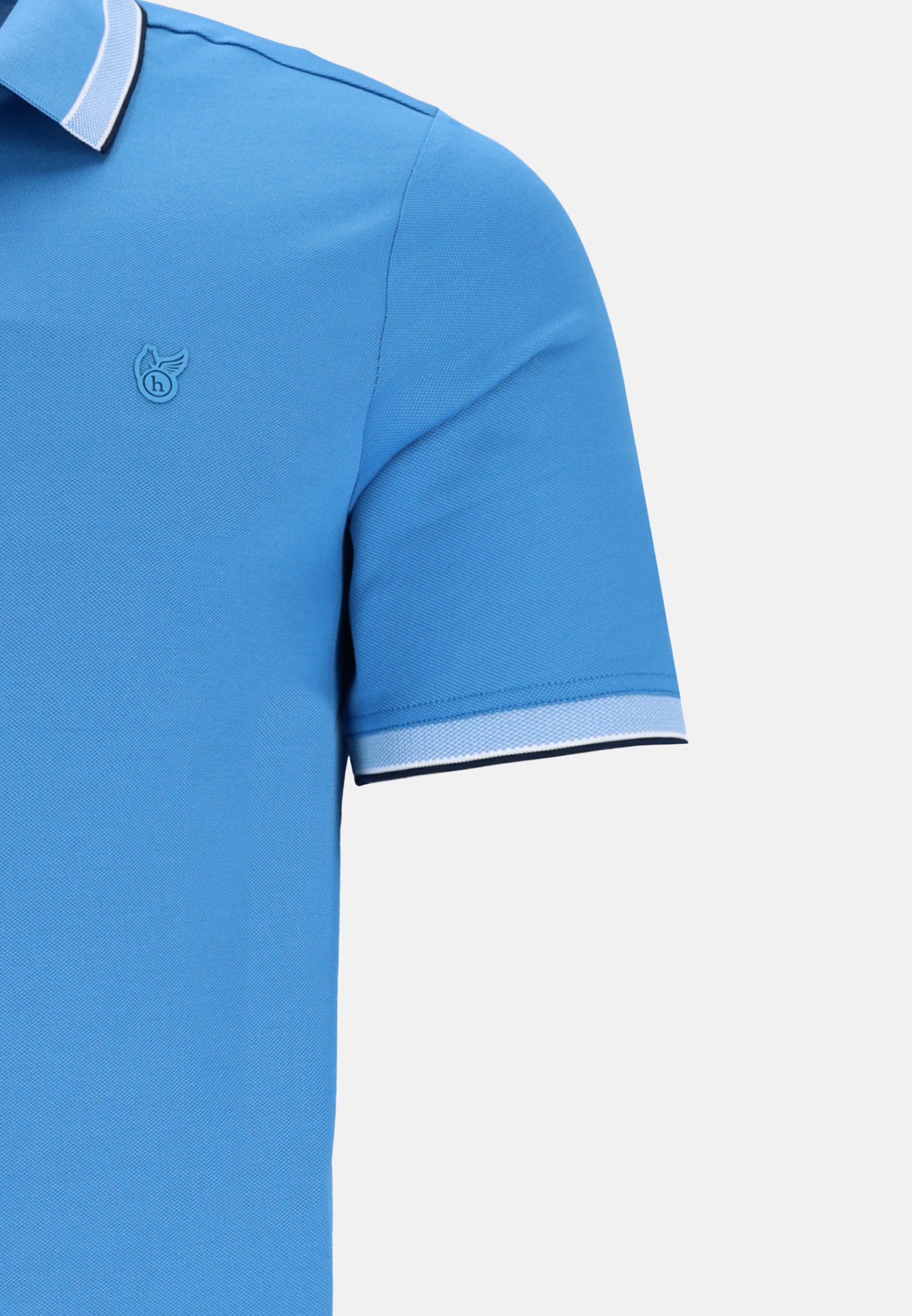 Hajo Poloshirt 2er Pack Pique (Spar-Set, 2-tlg) Poloshirt - Baumwolle - Atmungsaktiv - Strickbündchen am Armabschluss