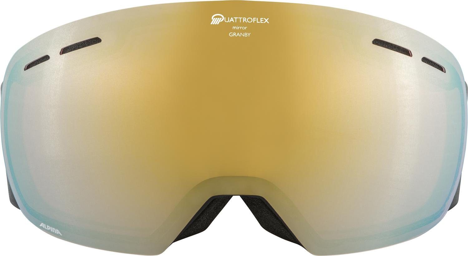 Skibrille GRANBY Q matt Alpina Sports black