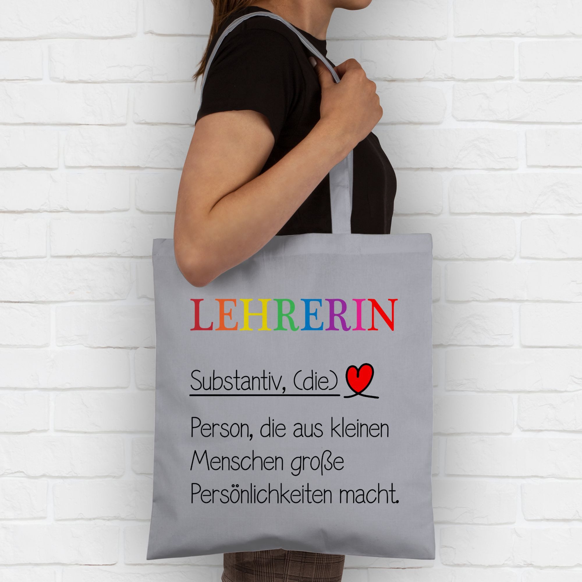 Shirtracer Umhängetasche Lehrerin Definition, Geschenk Lehrerin Abschied, Geschenke Lehrerin, Lehrerin