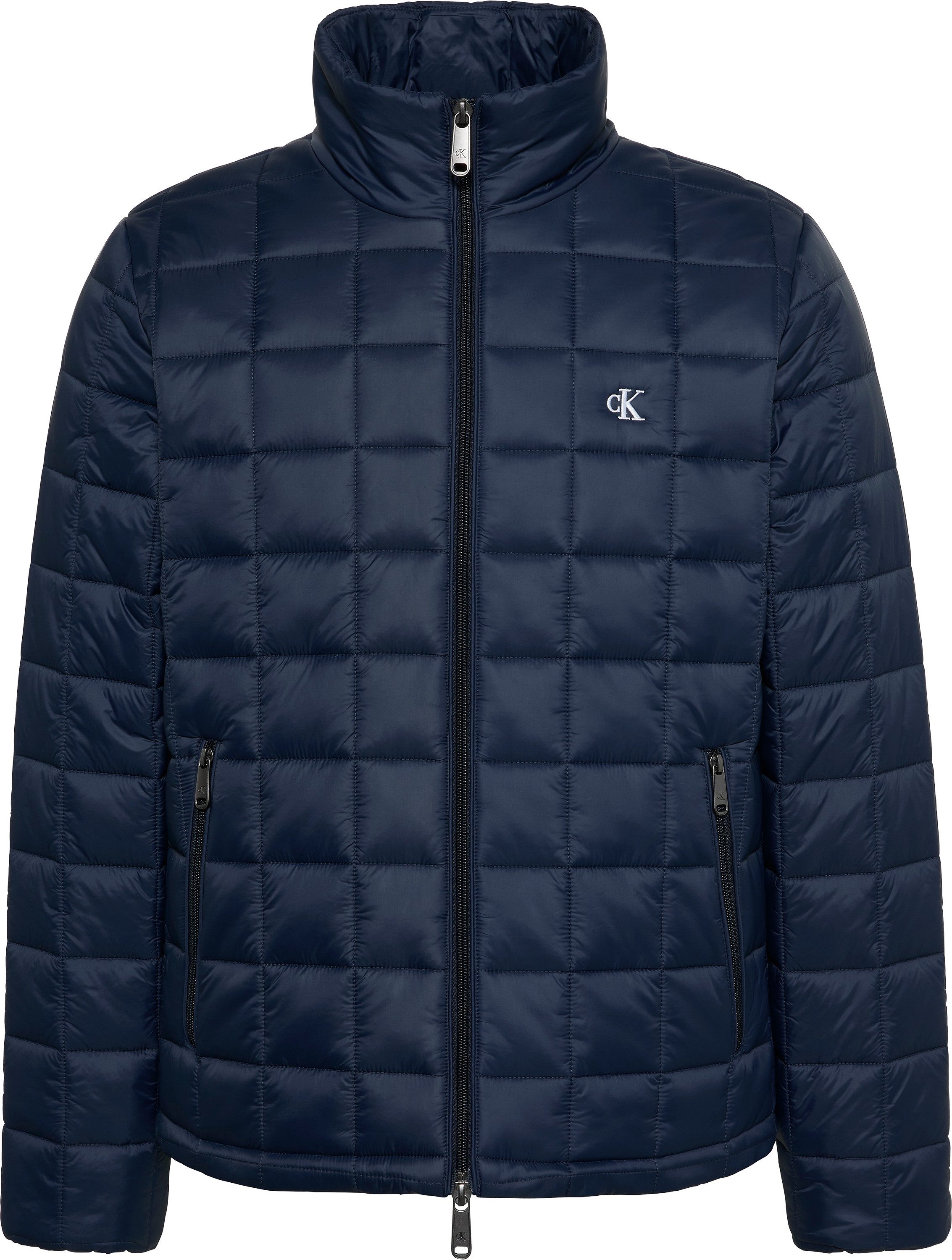 Calvin Klein Jeans Steppjacke Stehkragen, 2-Wege-Zipper, modische Steppung