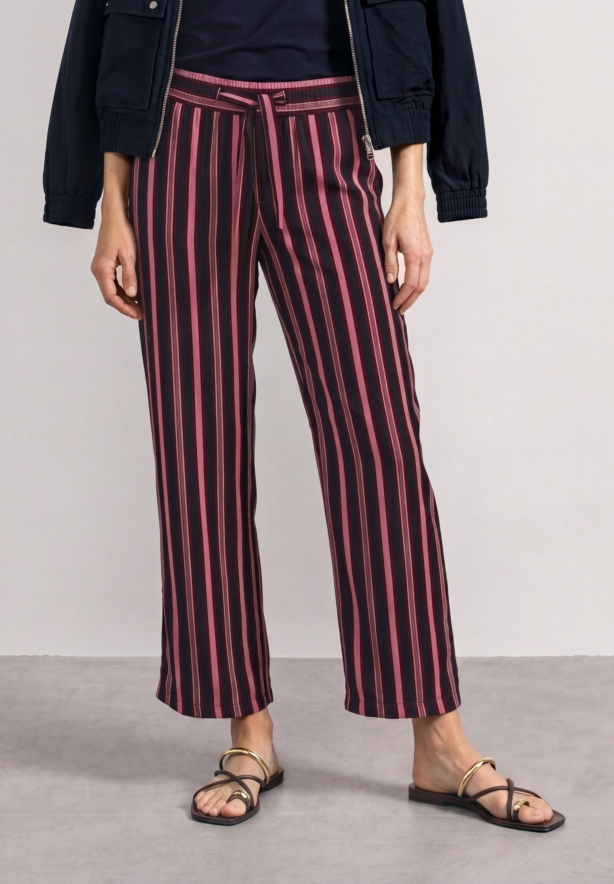 STREET ONE Stoffhose im Streifendesign
