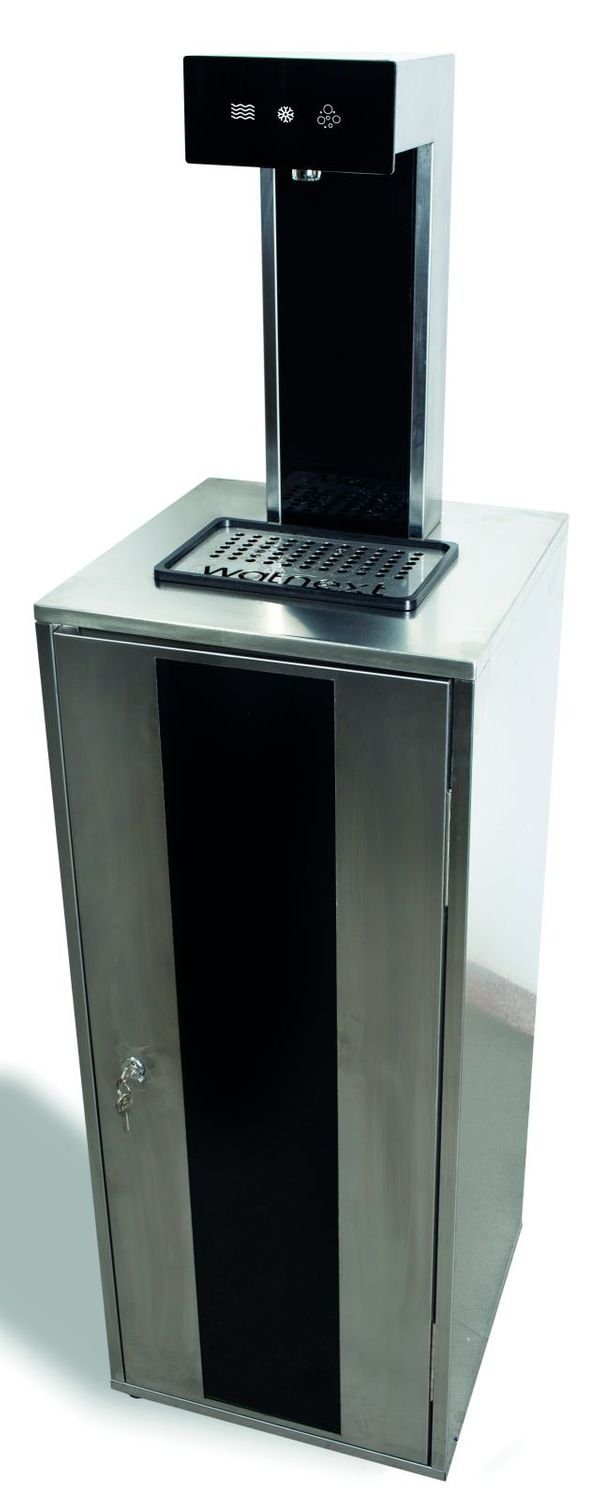 MISA-Vertriebs GmbH Wassersprudler Wassersprudler, Wasserspender, Trinkwassersprudler - SPOT, schwarz, Standgerät, Spider-UV-LED