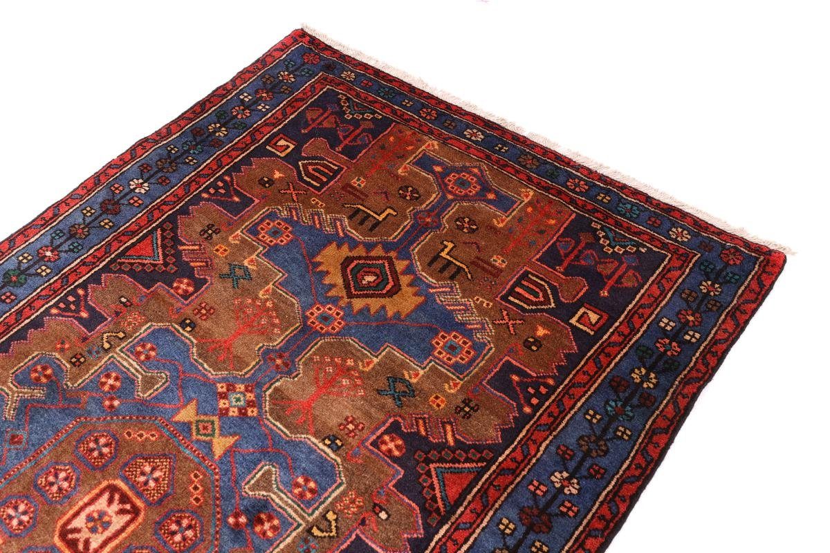 / mm Trading, Perserteppich, Handgeknüpfter Nain 108x186 Hamadan Orientteppich Orientteppich 8 Höhe: rechteckig,