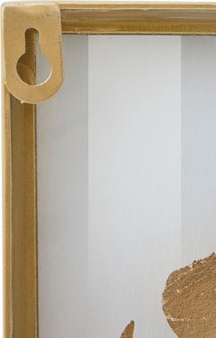 Leonique Wanddekoobjekt (Set, 3 St), Wanddeko, mit schönen Blatt-Motiven, Wohnzimmer
