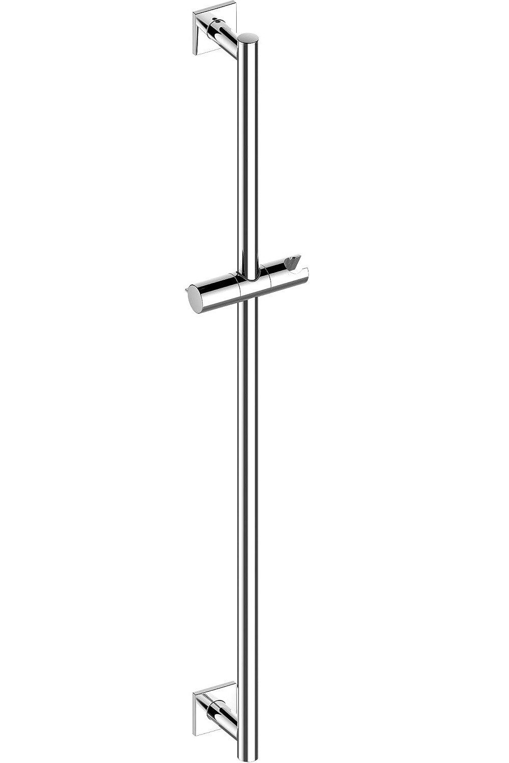 Keuco Stangenbrause-Set IXMO, Höhe 85.50 cm, 1 tlg., Brause-Stange verchromt, 85,5 cm lang, verstellbar, eckige Rosetten