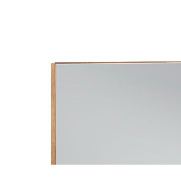 Lomadox Wandspiegel SALACH-64, Garderobenspiegel Eiche massiv geölt, schmal, B/H/T: ca. 100/66/4 cm
