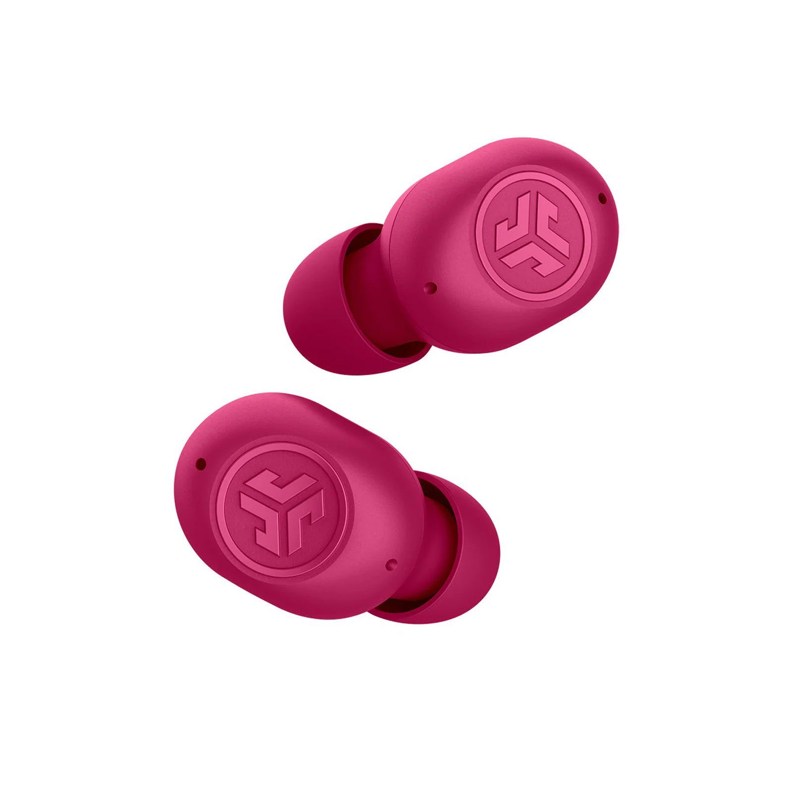 Pink True JBuds Earbuds Jlab Wireless Bluetooth, (TWS, Ladecase, In-Ear-Kopfhörer Schlüsselband) Mini