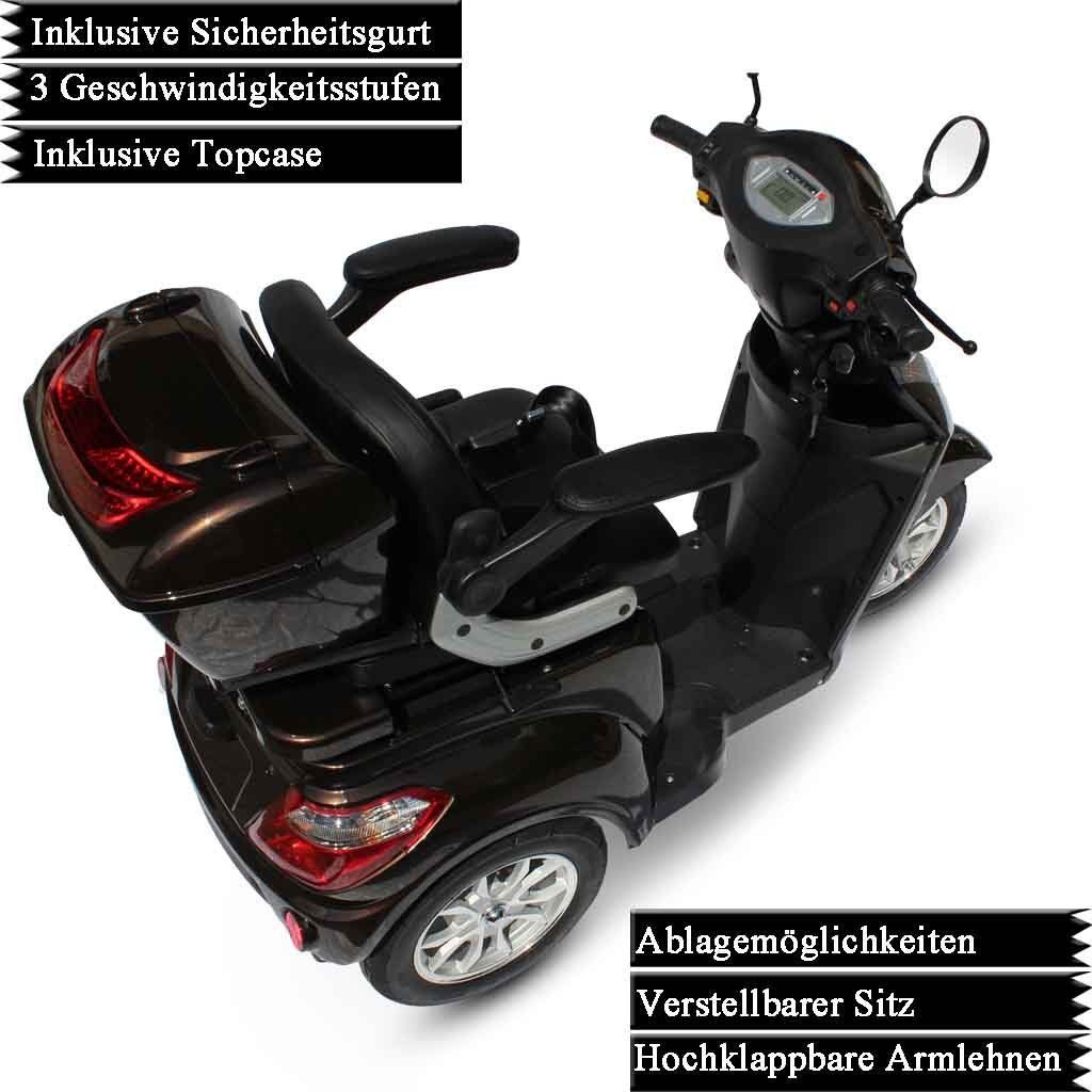 ECO ENGEL Elektromobil ECO ENGEL 501 Rot 20 Ah Li-Io Akku, Seniorenmobil 1000 W, 1000,00 W, 25,00 km/h