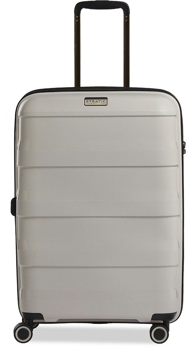 Hartschalen-Trolley Straw + M, beige