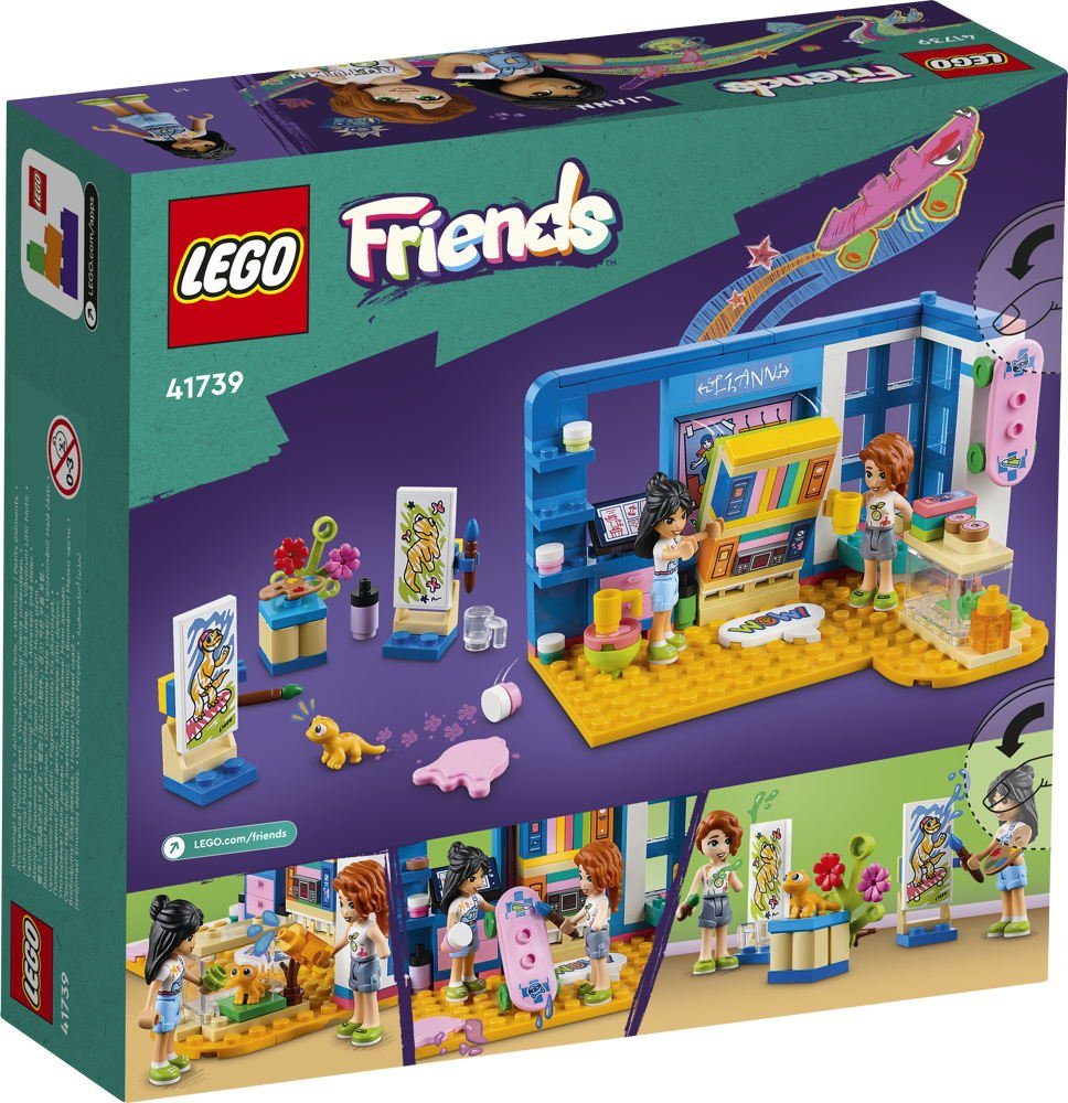 LEGO® LEGO® Friends Lianns Zimmer 204 Teile 41739 Spielbausteine günstig online kaufen