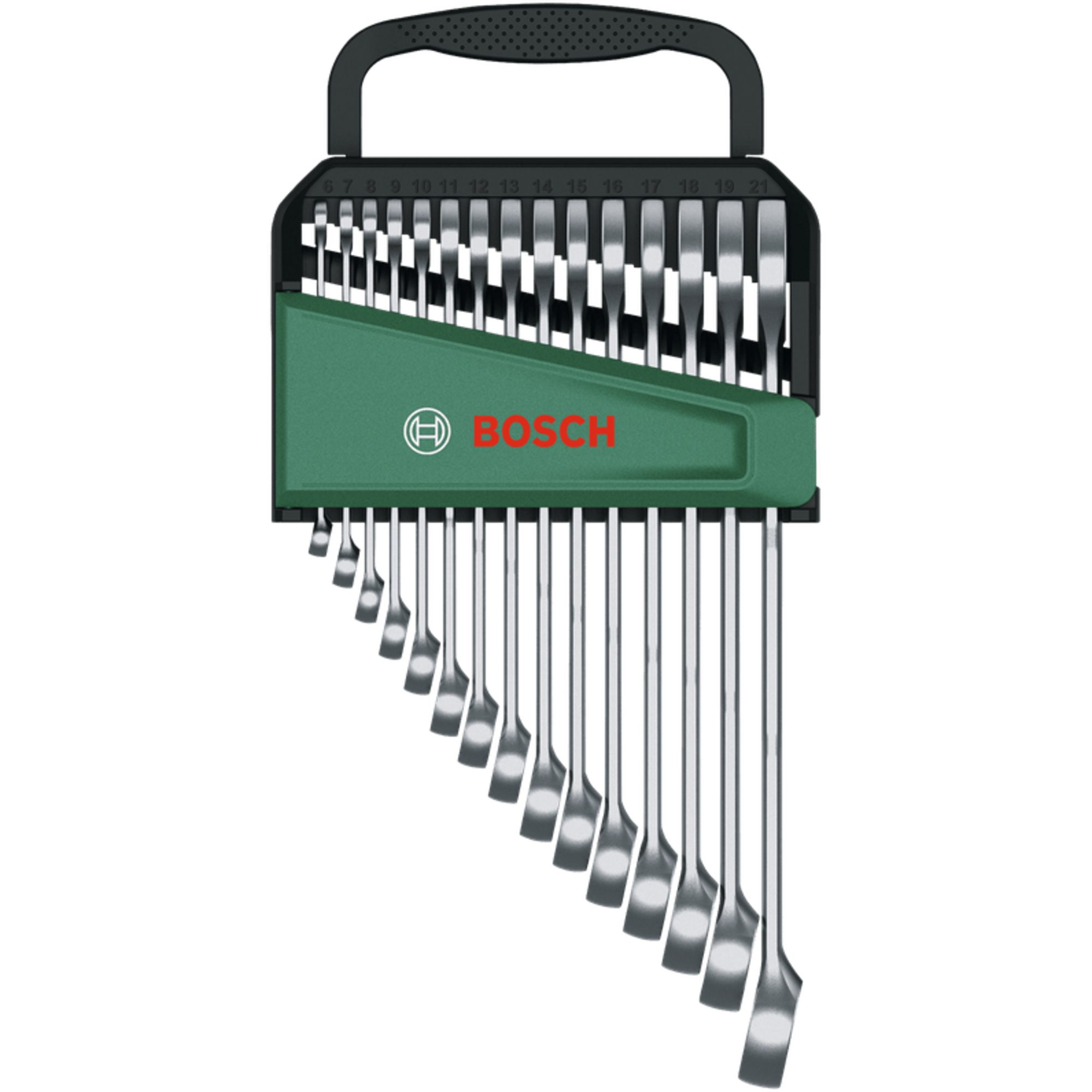 BOSCH Steckschlüssel Bosch Heimwerken & Garten Ring-/Maulschlüssel Set, 15St