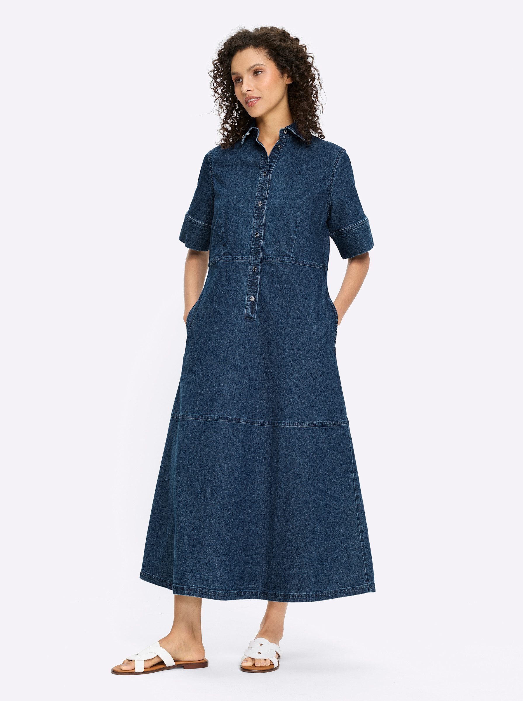 heine Etuikleid Kleid Kurzarm