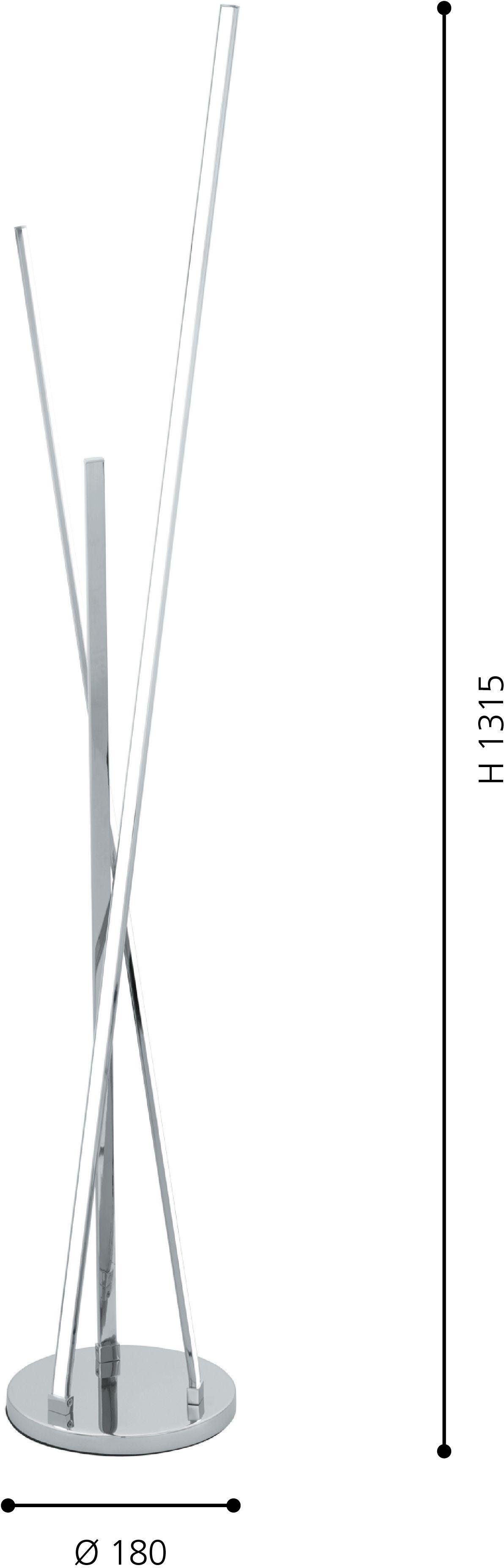 EGLO LED Stehlampe PARRI, LED fest integriert, Warmweiß günstig online kaufen