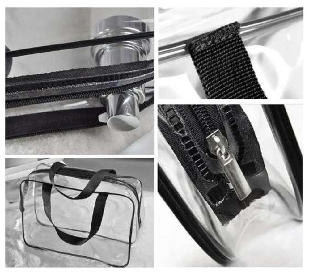 soulima Kosmetiktasche Reisetasche 3-in-1 Kosmetiktasche (Spar-Set, 3-tlg., Universal), drei Kosmetiktaschen in verschiedenen Größen (klein, mittel, groß)