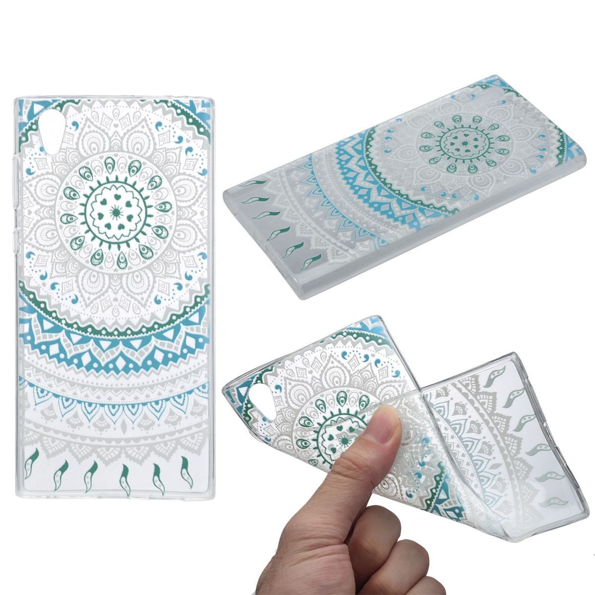 König Design Handyhülle Sony Xperia XA2, Sony Xperia XA2 Handyhülle Backcover Blau