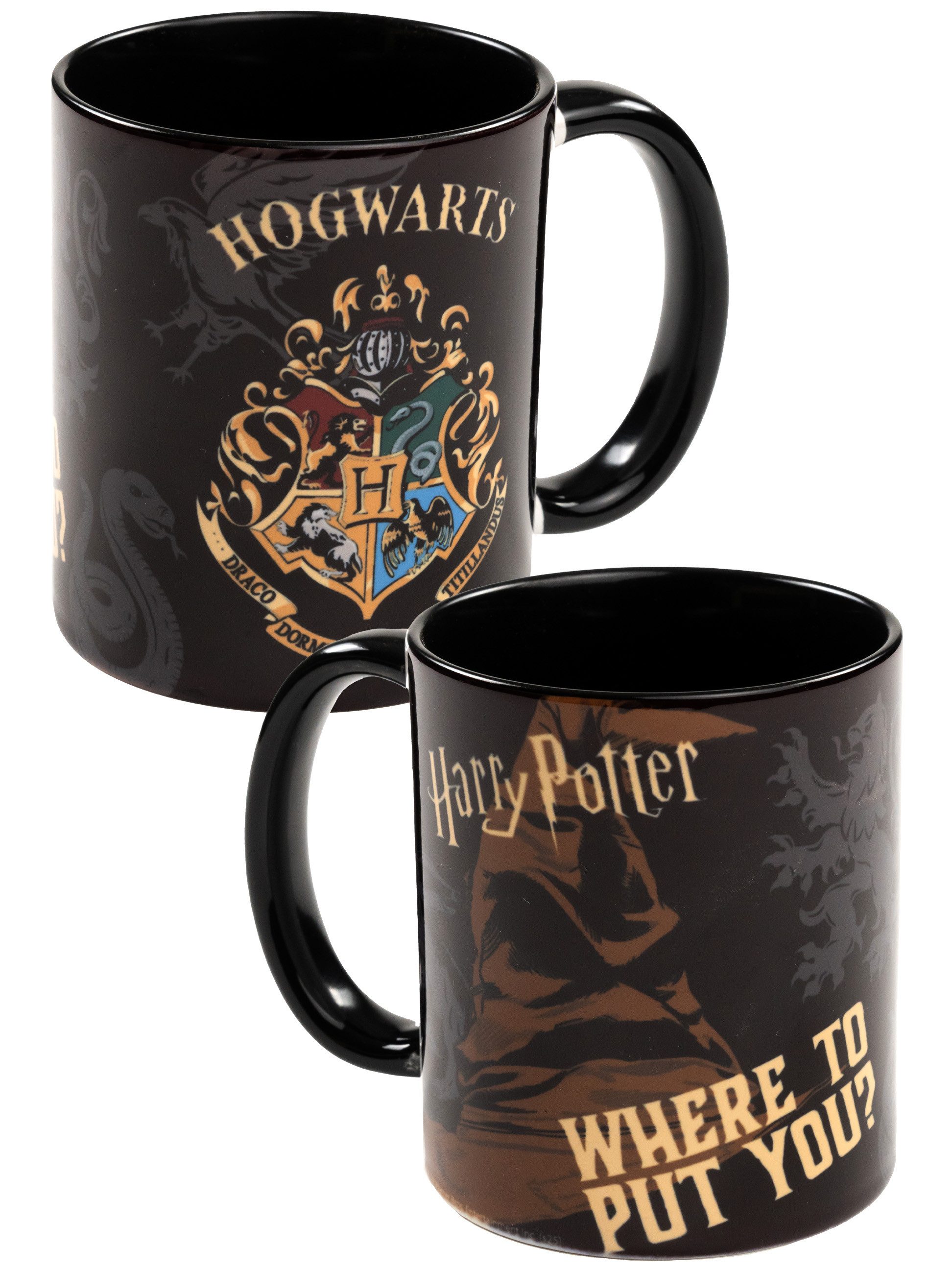 United Labels® Tasse Harry Potter Tasse Hogwarts Sorting Hat Kaffeetasse Becher 320 ml, Keramik