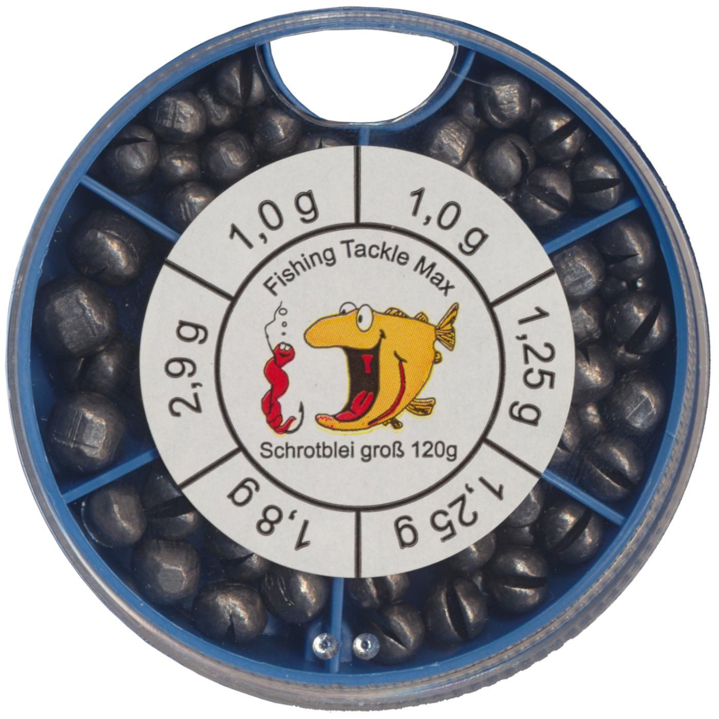 Fishing Tackle Max Bleischrot FTM Schrotblei grob - 120g Spaltbleie