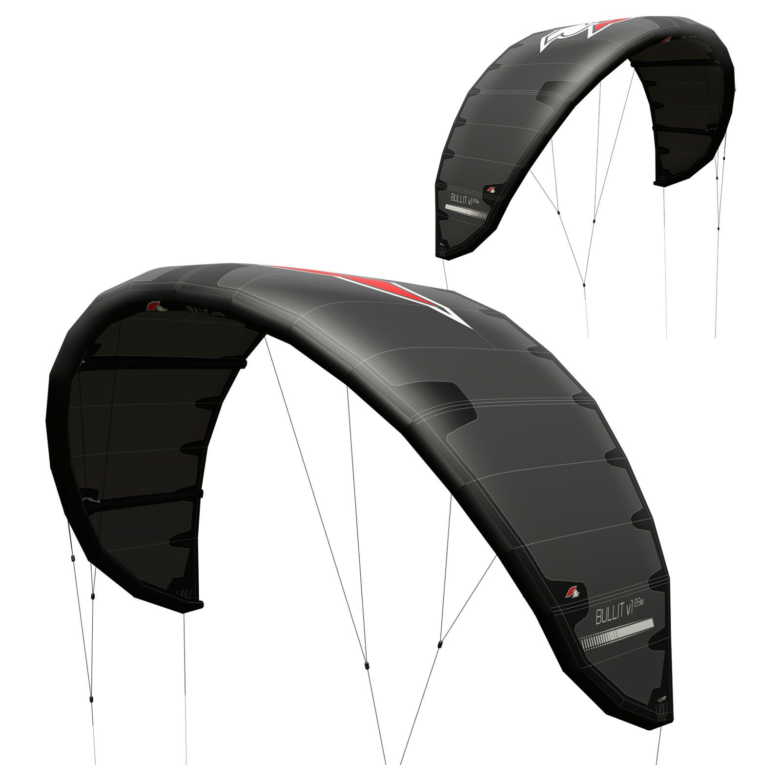 Kite F2 Kite Bullit 9 qm Schwarz 2024/25