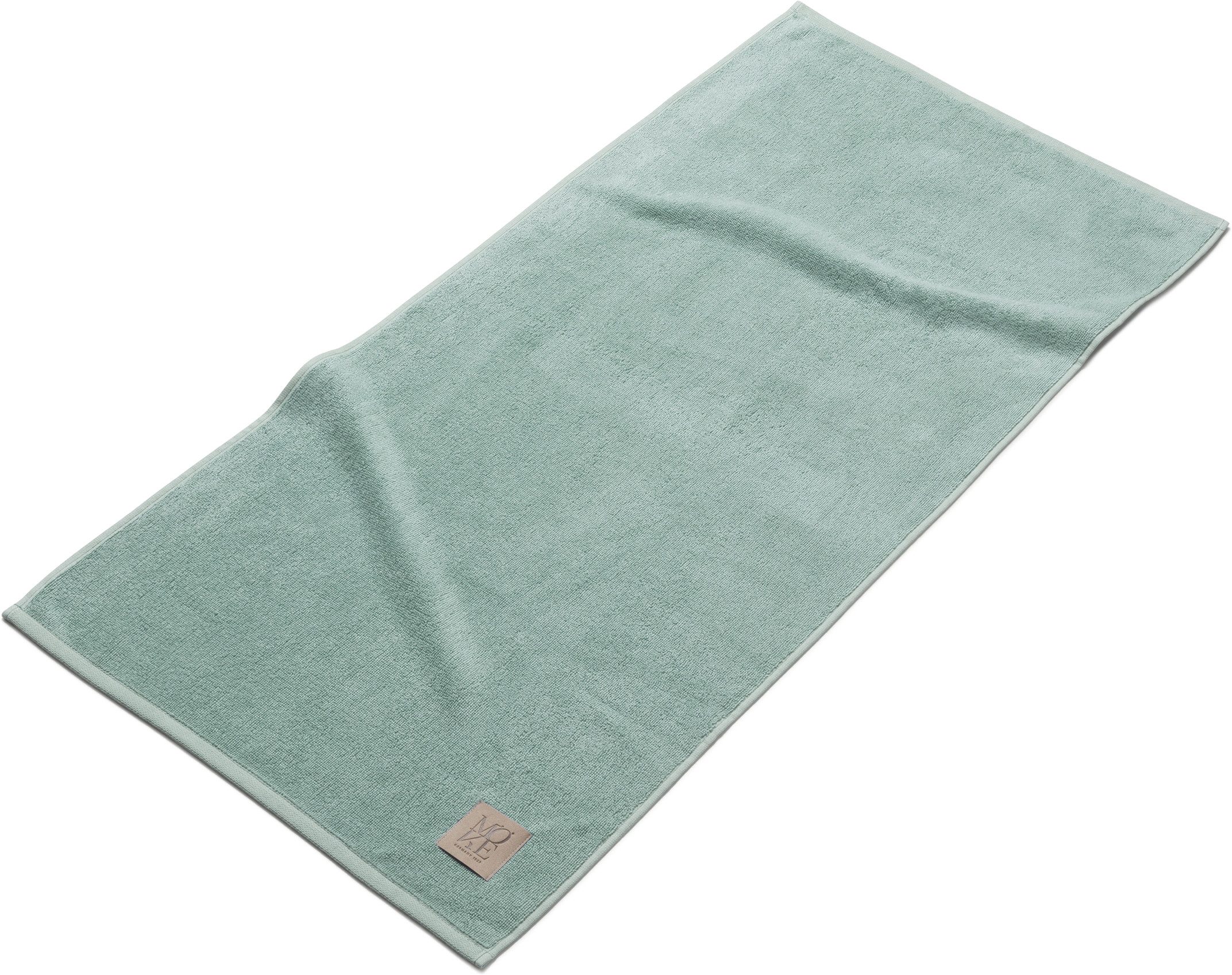 Möve Handtuch Soft Silence Uni mit Prägeetikett, Frottier (1-St) – Bild 2 von 5