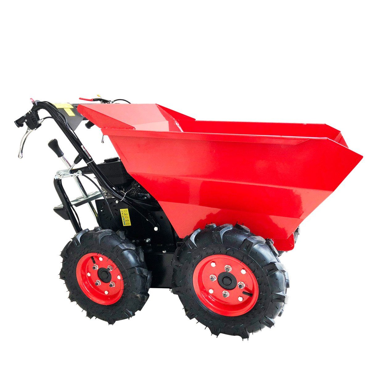 BRAST Schubkarre Benzin Muldenkipper Mini-Dumper Motor-Schubkarre
