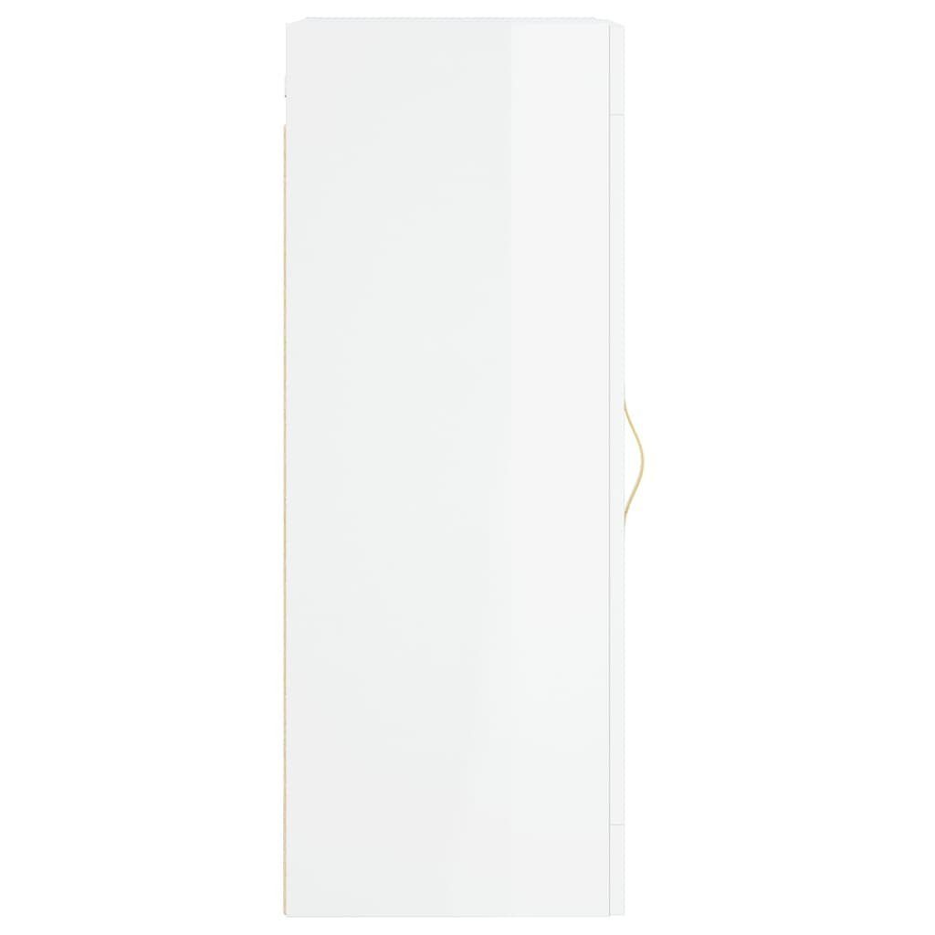 34,5x34x90 St) cm Hochglanz-Weiß vidaXL Wandschrank Holzwerkstoff Sideboard (1
