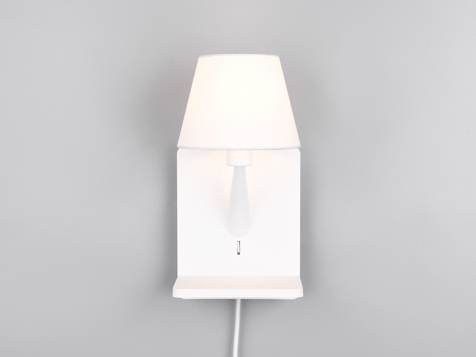 TRIO Leuchten LED Wandleuchte, Dimmfunktion, LED wechselbar, Warmweiß, innen, Wand Bett-lampe mit Schalter, Kabel und Stecker, Höhe 31cm