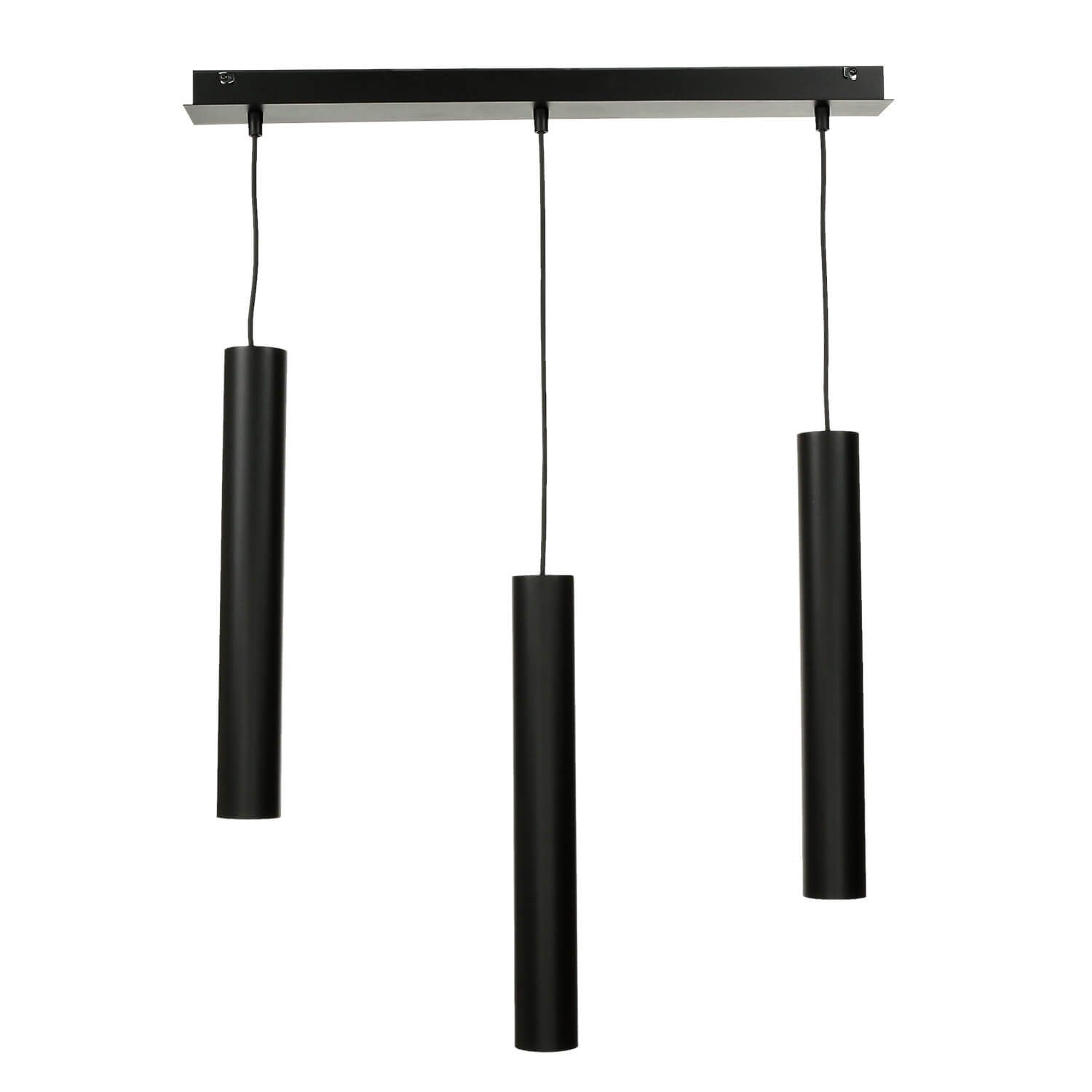 Licht-Erlebnisse Pendelleuchte EYE, ohne Leuchtmittel, Hängeleuchte Schwarz GU10 Metall Modern Hängelampe Esszimmer