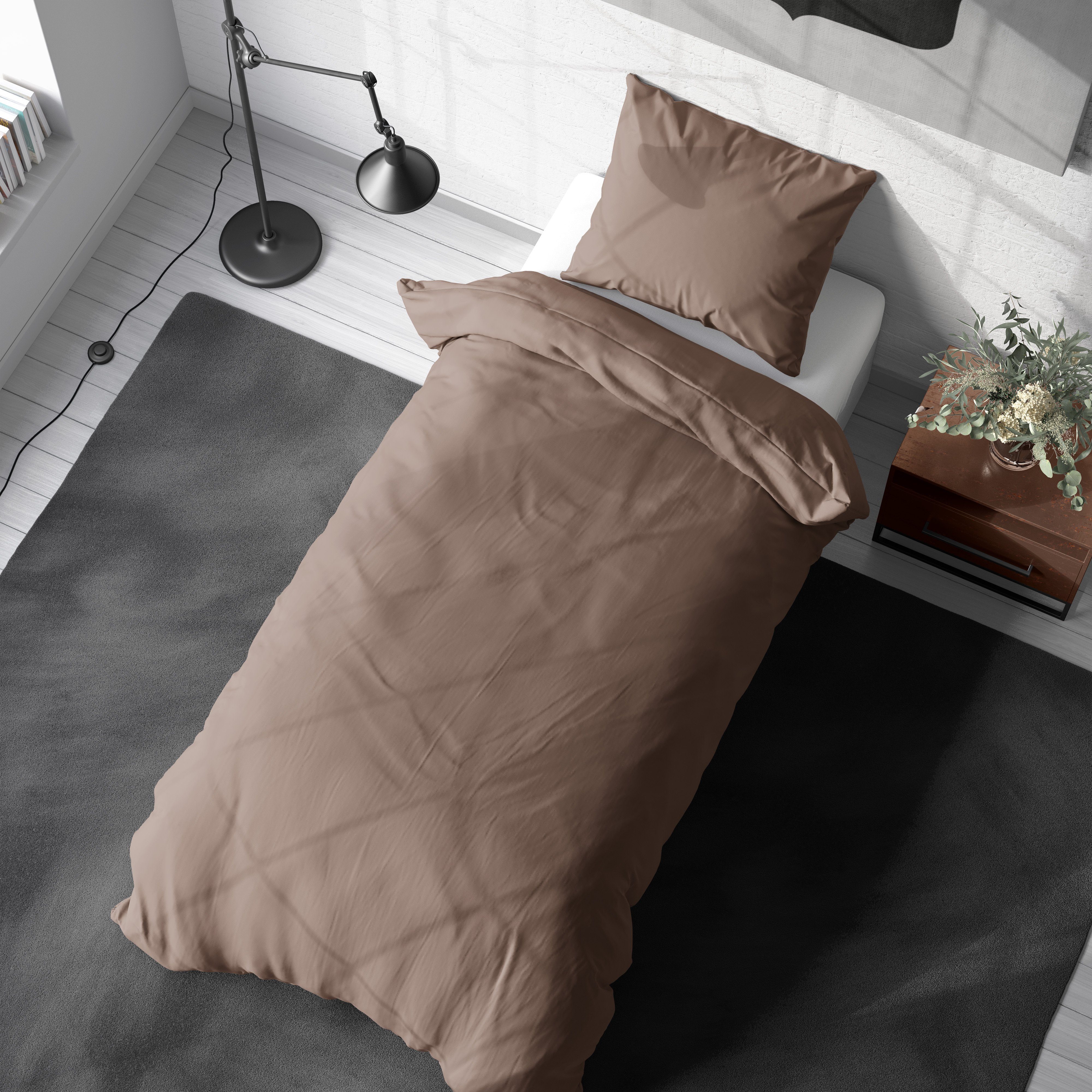 Hometex Premium Textiles Bettwäsche Mikrofaser Bettwäsche, mit Reißverschluss
