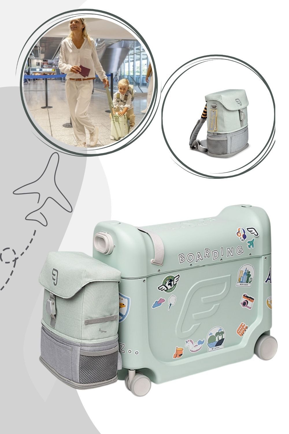 Stokke Handgepäckkoffer, 4 Rollen