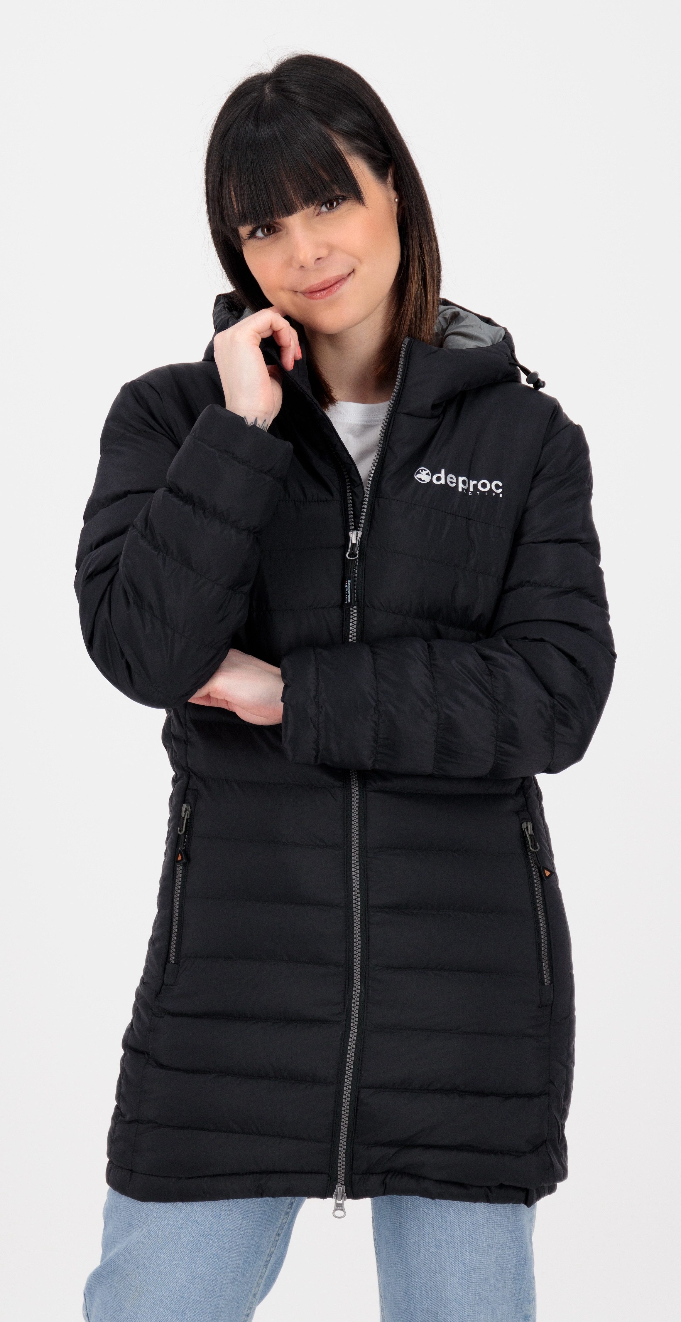 DEPROC Active Steppjacke GILMOUR III NEW LONG auch in Großen Größen erhältlich