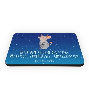 Mr. & Mrs. Panda Magnet Stier Astrologie - Sternenhimmel Blau - Geschenk, Motivmagnete, Pinnw (1-St), Supermagnetisch