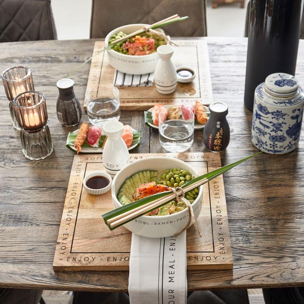 Loves Sushi-Set Sauciere RM (3-teilig) Sushi Rivièra Weiß Maison