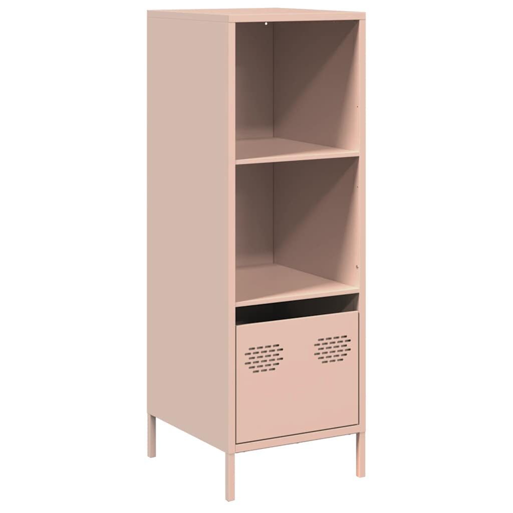 vidaXL Highboard Highboard Rosa 35x39x103,5 cm Stahl (1 St)