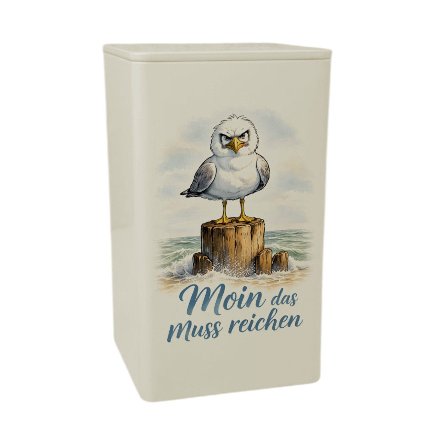speecheese Aufbewahrungsdose Möwe Moin das Muss reichen Dose 900ml maritim
