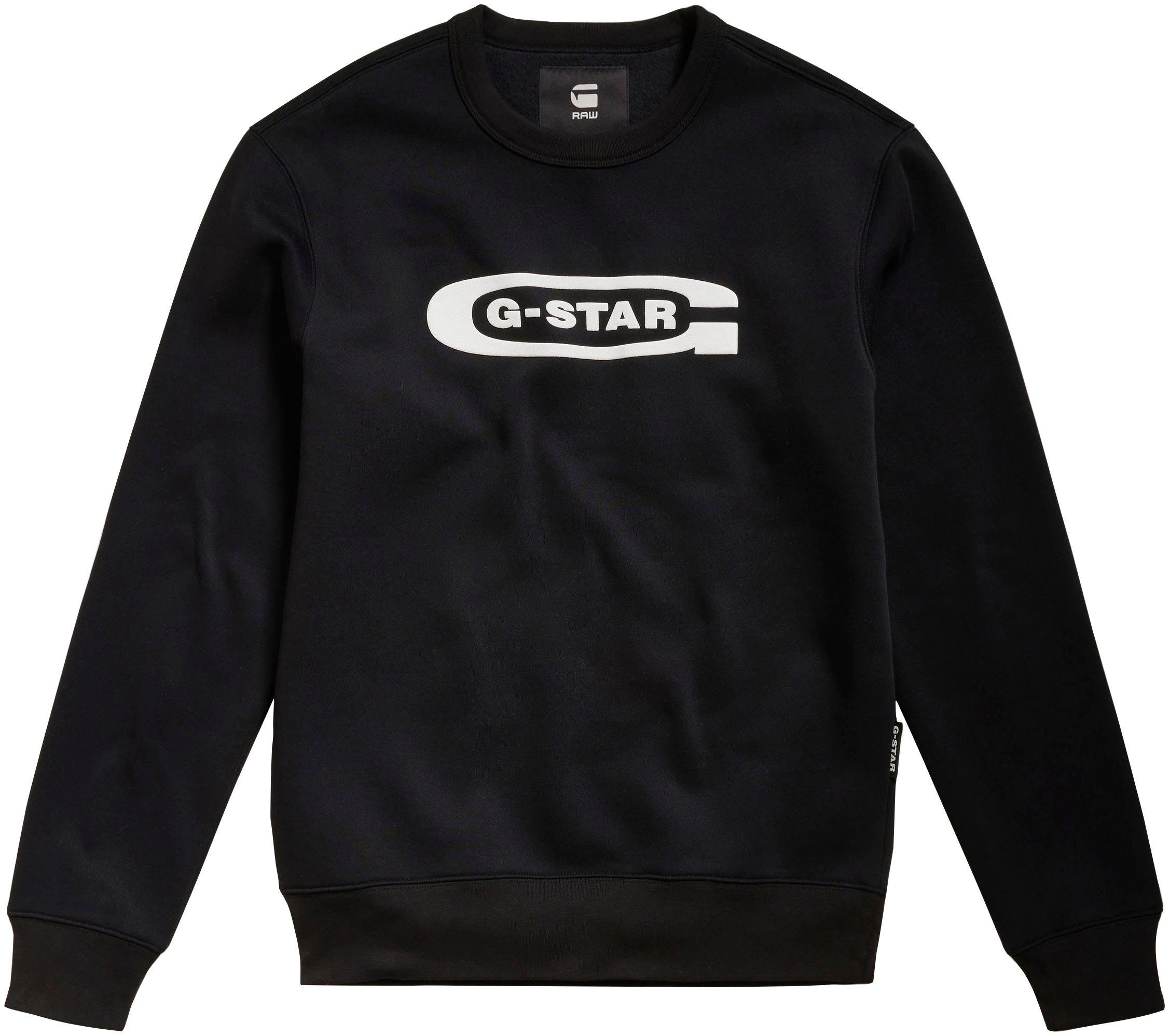 black r Old logo school Sweatshirt dk sw RAW G-Star