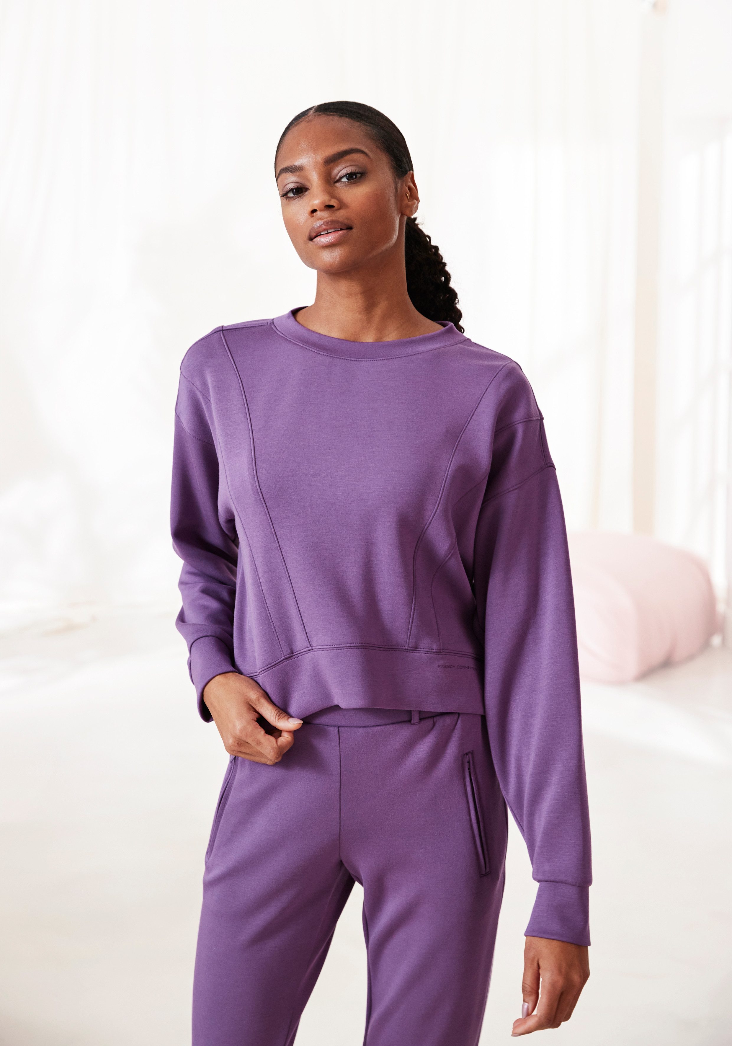 French Connection Sweatshirt, mit überschnittenen Schultern günstig online kaufen