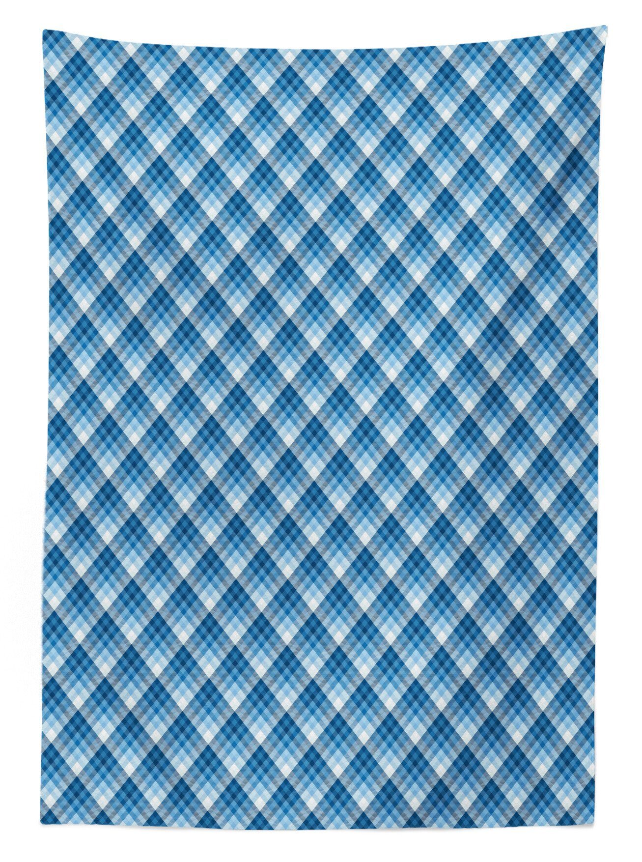 den Abakuhaus Tischdecke Abstrakte Farbfest diagonale Klare Linien Außen Marine-Plaid Bereich geeignet Waschbar Für Farben,