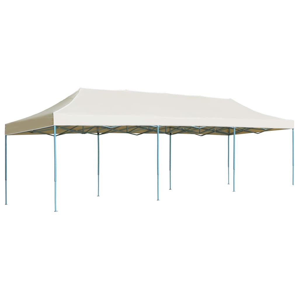 vidaXL Partyzelt Faltzelt Pop-Up Partyzelt 3 x 9 m Creme
