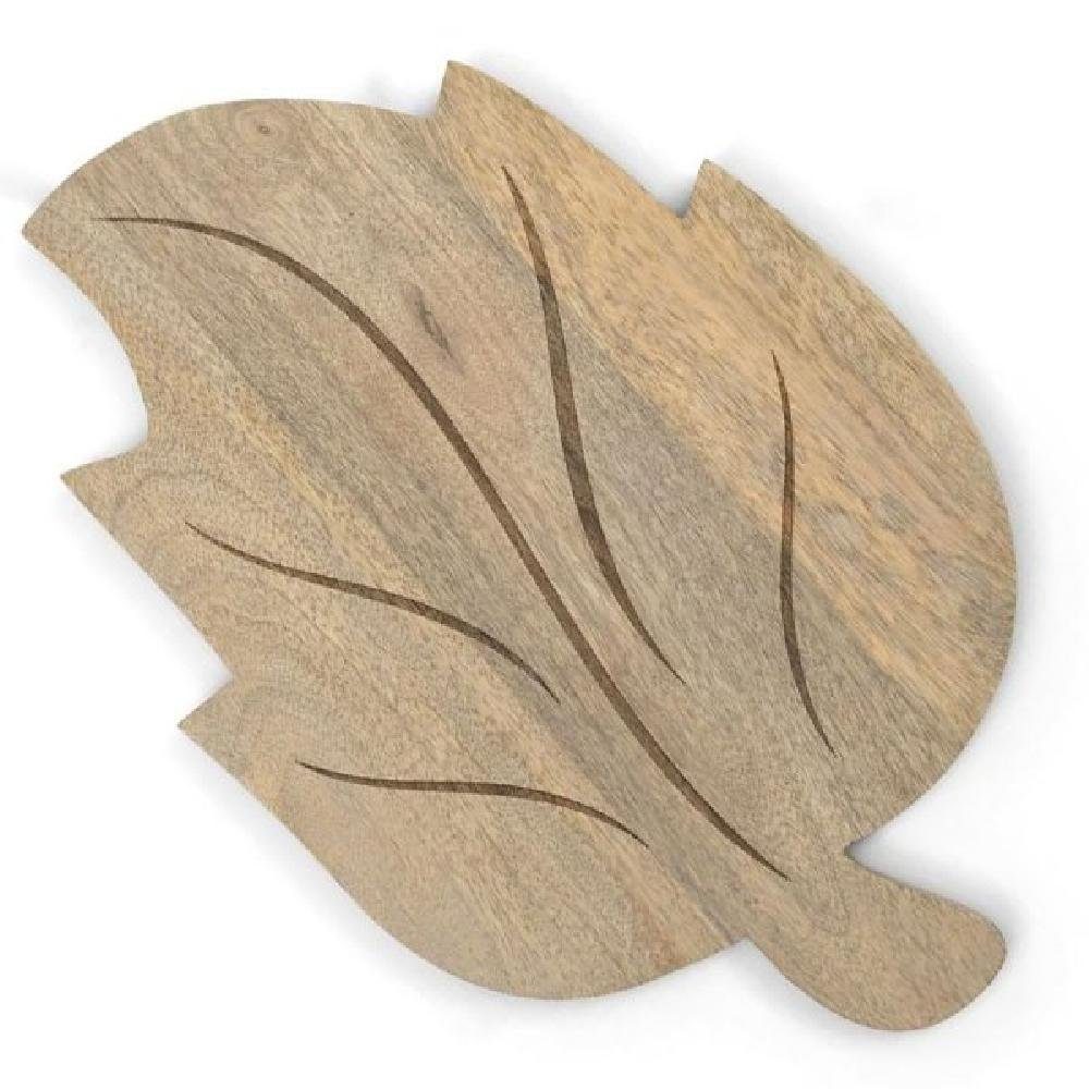 Rivièra Maison Serving Schneidebrett Servierbrett Board Schneidebrett (35,5cm) Leaf