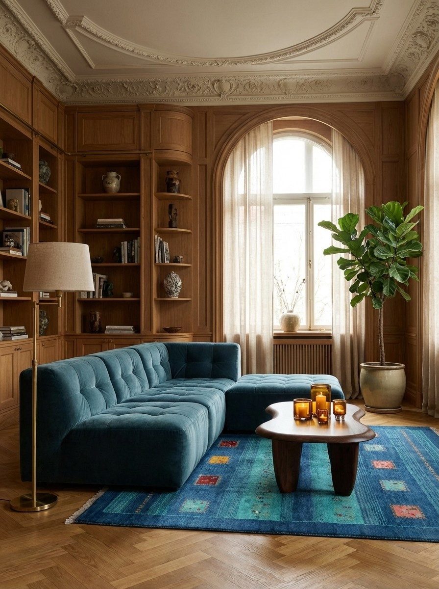 Looma Hochflor-Teppich Gabbeh Sonnat 193x154cm, rechteckig, Höhe: 15 mm, Sonnat, Schurwolle, Unikat