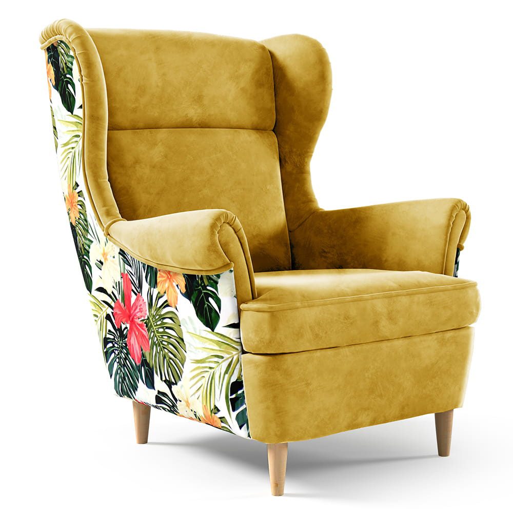 Beautysofa Ohrensessel Havana im skandinavischen Stil (hoher Rückenlehne & modernem Design), 4 trendige Farben zur Auswahl