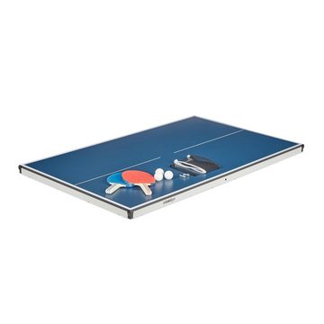 relaxdays Mini-Tischtennisplatte Tischtennisplatte Indoor mit Zubehör