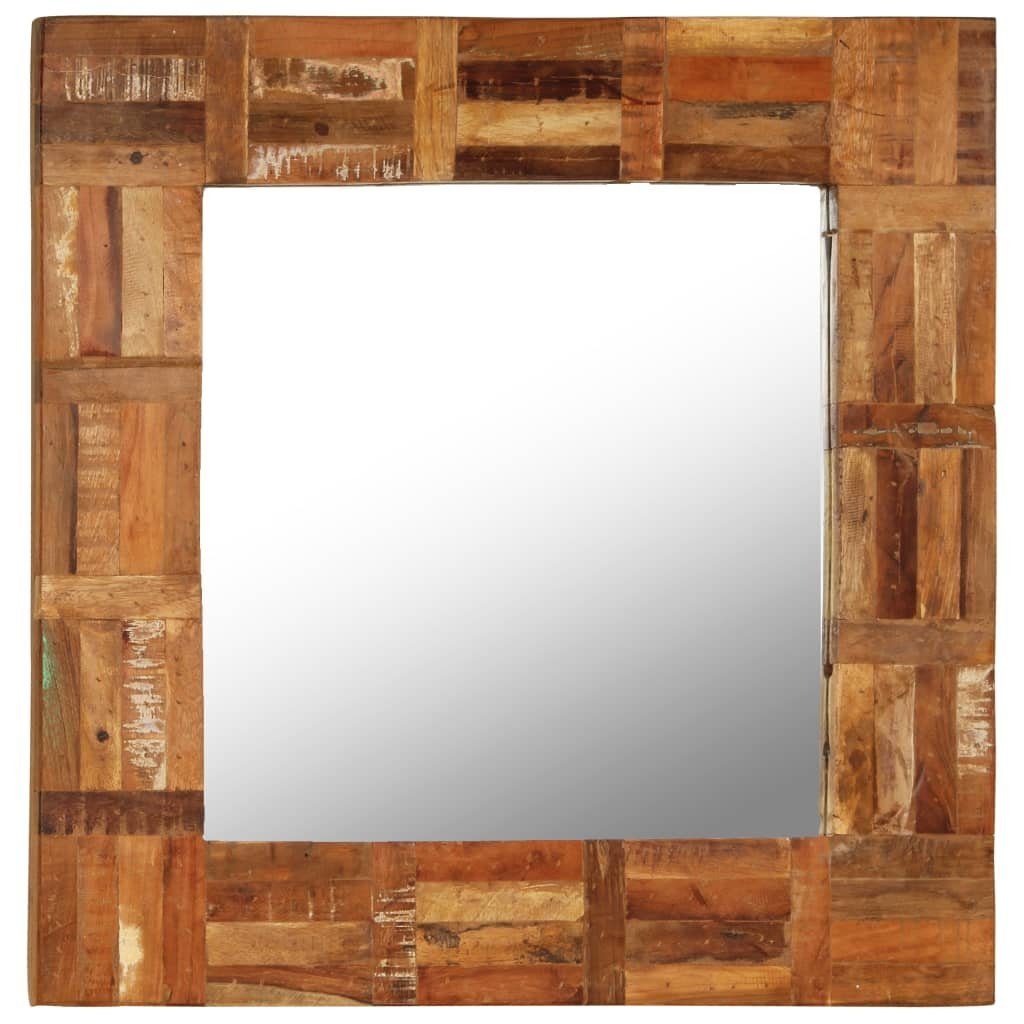 furnicato Wandspiegel Altholz Massiv 60x60 cm günstig online kaufen