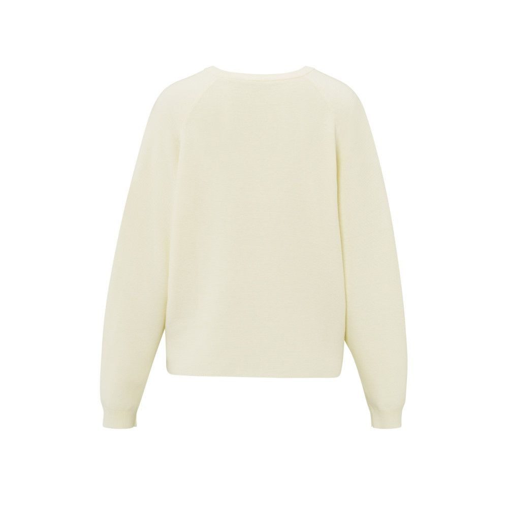 YAYA Rundhalspullover Weicher Pullover mit Nahtdetails günstig online kaufen