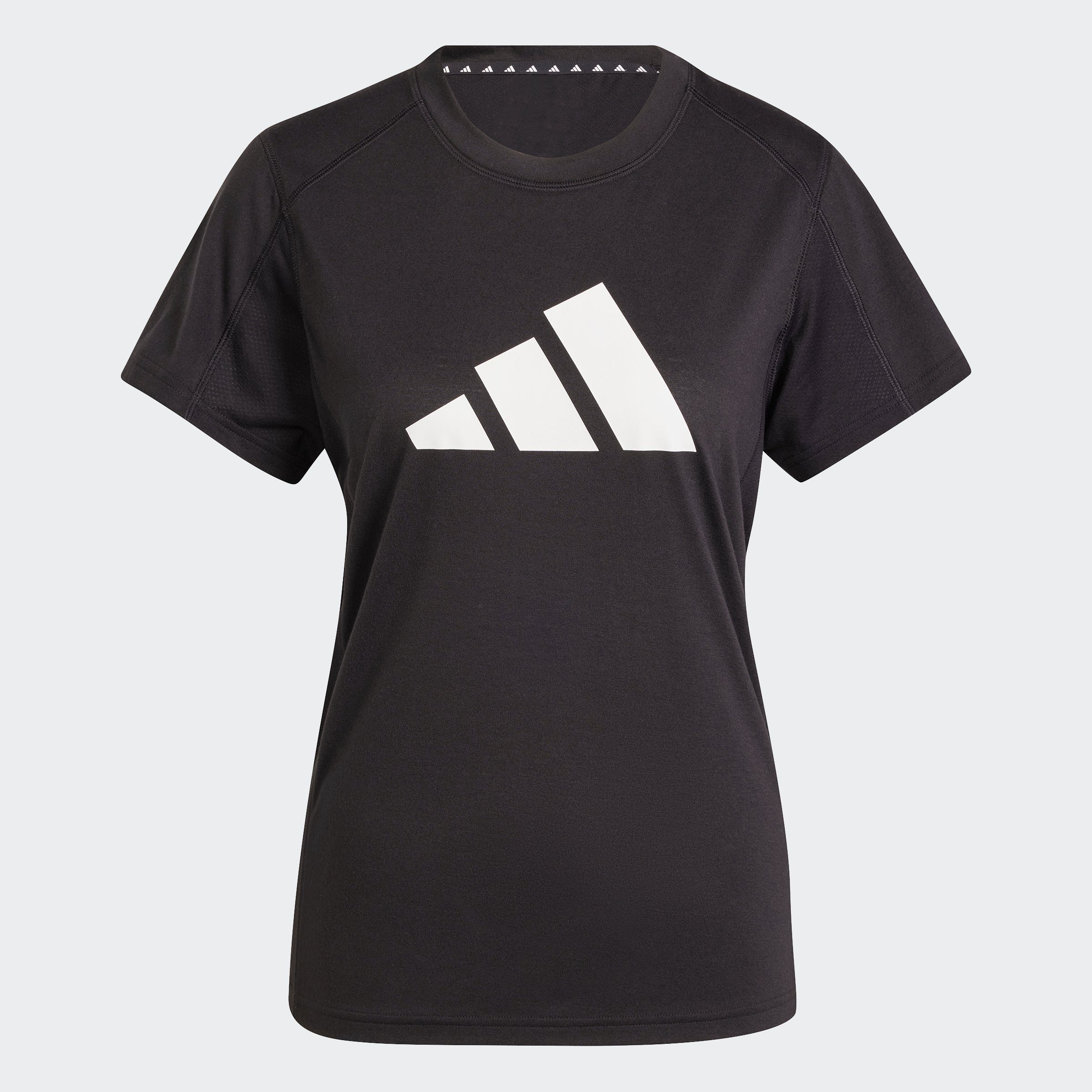 adidas Performance T-Shirt TR-ES LOGO T BLACK/WHITE